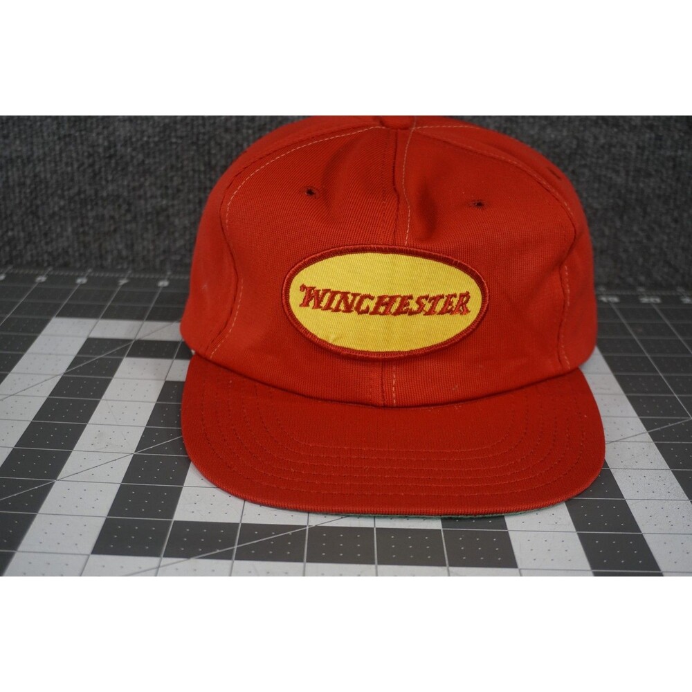 Vintage Winchester Firearms Hat Snapback Made USA Patch